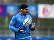 25 March 2024; Michael Ala'alatoa during Leinster rugby squad training at Energia Park in Dublin. Photo by Sam Barnes/Sportsfile