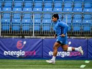 25 March 2024; Michael Ala'alatoa during Leinster rugby squad training at Energia Park in Dublin. Photo by Sam Barnes/Sportsfile