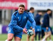 25 March 2024; Tadhg Furlong during Leinster rugby squad training at Energia Park in Dublin. Photo by Sam Barnes/Sportsfile