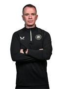 18 March 2024; Assistant coach Glenn Whelan poses for a portrait during a Republic of Ireland portrait session at Castleknock Hotel in Dublin. Photo by Harry Murphy/Sportsfile