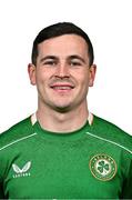 18 March 2024; Josh Cullen poses for a portrait during a Republic of Ireland portrait session at Castleknock Hotel in Dublin. Photo by Harry Murphy/Sportsfile