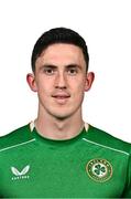 18 March 2024; Jamie McGrath poses for a portrait during a Republic of Ireland portrait session at Castleknock Hotel in Dublin. Photo by Harry Murphy/Sportsfile