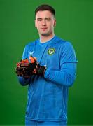 18 March 2024; Goalkeeper Brian Maher poses for a portrait during a Republic of Ireland portrait session at Castleknock Hotel in Dublin. Photo by Stephen McCarthy/Sportsfile