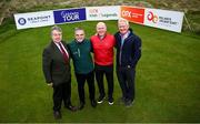 26 March 2024; In attendance during a media day, in advance of the OFX Irish Legends tournament, are from left, Andrew Phelan, General Manager, Seapoint Golf Links; Legends Tour ambassador Paul McGinley, Martin Donnelly, Product Sales & Distrbution Manager, Fáilte Ireland; and tournament co-host Roddy Carr. The tournament will take place at Seapoint Golf Links in Termonfeckin, Louth, from 19 - 22 June. Photo by Ramsey Cardy/Sportsfile