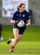 24 March 2024; Aoife Carroll of Carlow during the Lidl LGFA National League Division 4 semi-final match between Fermanagh and Carlow at Dowdallshill GAA Club in Dundalk, Louth. Photo by Tyler Miller/Sportsfile