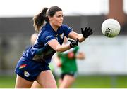 24 March 2024; Emma Coogan of Carlow during the Lidl LGFA National League Division 4 semi-final match between Fermanagh and Carlow at Dowdallshill GAA Club in Dundalk, Louth. Photo by Tyler Miller/Sportsfile
