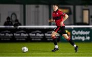 25 March 2024; Jamie Egan of Longford Town during the SSE Airtricity Men's First Division match between Bray Wanderers and Longford Town at Carlisle Grounds in Bray, Wicklow. Photo by David Fitzgerald/Sportsfile