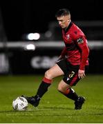 25 March 2024; Kyle O'Connor of Longford Town during the SSE Airtricity Men's First Division match between Bray Wanderers and Longford Town at Carlisle Grounds in Bray, Wicklow. Photo by David Fitzgerald/Sportsfile