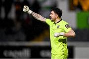 25 March 2024; Jack Brady of Longford Town during the SSE Airtricity Men's First Division match between Bray Wanderers and Longford Town at Carlisle Grounds in Bray, Wicklow. Photo by David Fitzgerald/Sportsfile