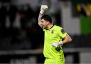 25 March 2024; Jack Brady of Longford Town during the SSE Airtricity Men's First Division match between Bray Wanderers and Longford Town at Carlisle Grounds in Bray, Wicklow. Photo by David Fitzgerald/Sportsfile