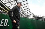 26 March 2024; Andy Moran of Republic of Ireland before the international friendly match between Republic of Ireland and Switzerland at the Aviva Stadium in Dublin. Photo by Stephen McCarthy/Sportsfile