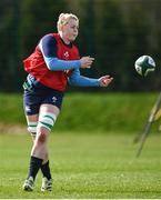 27 March 2024; Sam Monaghan during an Ireland Women's Rugby squad training session at the IRFU High Performance Centre on the Sport Ireland Campus in Dublin. Photo by Seb Daly/Sportsfile