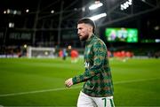 26 March 2024; Matt Doherty of Republic of Ireland before the international friendly match between Republic of Ireland and Switzerland at the Aviva Stadium in Dublin. Photo by Stephen McCarthy/Sportsfile
