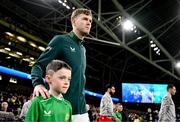 26 March 2024; Nathan Collins of Republic of Ireland before the international friendly match between Republic of Ireland and Switzerland at the Aviva Stadium in Dublin. Photo by Stephen McCarthy/Sportsfile