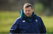 27 March 2024; Senior coach Denis Fogarty during an Ireland Women's Rugby squad training session at the IRFU High Performance Centre on the Sport Ireland Campus in Dublin. Photo by Seb Daly/Sportsfile