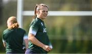 27 March 2024; Brittany Hogan during an Ireland Women's Rugby squad training session at the IRFU High Performance Centre on the Sport Ireland Campus in Dublin. Photo by Seb Daly/Sportsfile