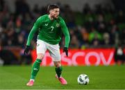 26 March 2024; Matt Doherty of Republic of Ireland during the international friendly match between Republic of Ireland and Switzerland at the Aviva Stadium in Dublin. Photo by Stephen McCarthy/Sportsfile