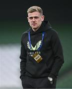 26 March 2024; Sammie Szmodics of Republic of Ireland before the international friendly match between Republic of Ireland and Switzerland at the Aviva Stadium in Dublin. Photo by Ben McShane/Sportsfile