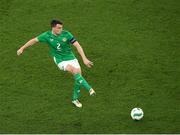 26 March 2024; Seamus Coleman of Republic of Ireland during the international friendly match between Republic of Ireland and Switzerland at the Aviva Stadium in Dublin.  Photo by Michael P Ryan/Sportsfile