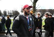 29 March 2024; Marcell Coetzee of Vodacom Bulls arrives before the United Rugby Championship match between Leinster and Vodacom Bulls at the RDS Arena in Dublin. Photo by Harry Murphy/Sportsfile