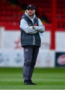 29 March 2024; Dundalk head coach Stephen O'Donnell before the SSE Airtricity Men's Premier Division match between Shelbourne and Dundalk at Tolka Park in Dublin. Photo by Tyler Miller/Sportsfile