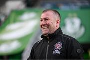 29 March 2024; Bohemians manager Alan Reynolds before the SSE Airtricity Men's Premier Division match between Shamrock Rovers and Bohemians at Tallaght Stadium in Dublin. Photo by Stephen McCarthy/Sportsfile