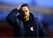 29 March 2024; Shelbourne manager Damien Duff before the SSE Airtricity Men's Premier Division match between Shelbourne and Dundalk at Tolka Park in Dublin. Photo by Tyler Miller/Sportsfile