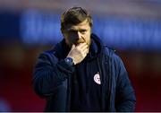 29 March 2024; Shelbourne manager Damien Duff before the SSE Airtricity Men's Premier Division match between Shelbourne and Dundalk at Tolka Park in Dublin. Photo by Tyler Miller/Sportsfile