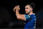 29 March 2024; James Lowe of Leinster after his side's victory in the United Rugby Championship match between Leinster and Vodacom Bulls at the RDS Arena in Dublin. Photo by Seb Daly/Sportsfile