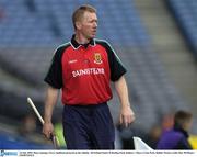 24 July 2004; Mayo manager Gerry Spellman pictured on the sideline. All-Ireland Senior B Hurling Final, Kildare v Mayo, Croke Park, Dublin. Picture credit; Ray McManus / SPORTSFILE