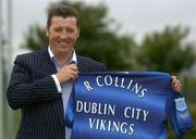 26 July 2004; Roddy Collins, who was announced as the new manager of Dublin City FC. Picture credit; Brendan Moran / SPORTSFILE