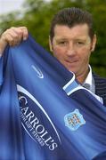26 July 2004; Roddy Collins, who was announced as the new manager of Dublin City FC. Picture credit; Brendan Moran / SPORTSFILE
