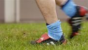 26 July 2004; The Dubs will be relying on the new technology in their adidas Predator Pulse boots to give them the edge over Roscommon, in the next stage of the All-Ireland Football Championship qualifiers on Saturday 31st July at Croke Park. Picture credit; Brendan Moran / SPORTSFILE
