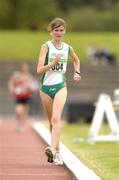 24 July 2004; Anne Loughnane, Craughwell AC, in action during the Women's 5K Walk Final. AAI Senior Track and Field Championships, Morton Stadium, Santry, Dublin. Picture credit; Brendan Moran / SPORTSFILE
