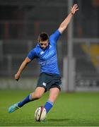 13 September 2013; Ross Byrne, Leinster, kicks a penalty. Under 20 Interprovincial, Munster v Leinster, Thomond Park, Limerick. Picture credit: Diarmuid Greene / SPORTSFILE
