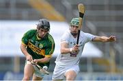 14 September 2013; Pat Joe Connolly, Kerry, in action against Jonathon Byrne, Kildare. Bord Gáis Energy GAA Hurling Under 21 All-Ireland 'B' Championship Final, Kerry v Kildare, Semple Stadium, Thurles, Co. Tipperary. Picture credit: Brendan Moran / SPORTSFILE