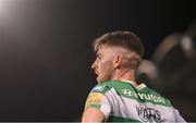 29 March 2024; Dylan Watts of Shamrock Rovers during the SSE Airtricity Men's Premier Division match between Shamrock Rovers and Bohemians at Tallaght Stadium in Dublin. Photo by Stephen McCarthy/Sportsfile