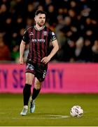 29 March 2024; Jordan Flores of Bohemians during the SSE Airtricity Men's Premier Division match between Shamrock Rovers and Bohemians at Tallaght Stadium in Dublin. Photo by Stephen McCarthy/Sportsfile