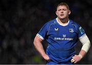 29 March 2024; Tadhg Furlong of Leinster during the United Rugby Championship match between Leinster and Vodacom Bulls at the RDS Arena in Dublin. Photo by Seb Daly/Sportsfile