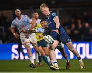 29 March 2024; Jamie Osborne of Leinster during the United Rugby Championship match between Leinster and Vodacom Bulls at the RDS Arena in Dublin. Photo by Seb Daly/Sportsfile