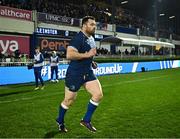 29 March 2024; Cian Healy of Leinster runs out before the United Rugby Championship match between Leinster and Vodacom Bulls at the RDS Arena in Dublin. Photo by Harry Murphy/Sportsfile