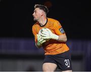 29 March 2024; Waterford goalkeeper Sam Sargeant during the SSE Airtricity Men's Premier Division match between Waterford and Sligo Rovers at the Regional Sports Centre in Waterford. Photo by Michael P Ryan/Sportsfile