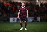 29 March 2024; Conor McCormack of Galway United during the SSE Airtricity Men's Premier Division match between Derry City and Galway United at The Ryan McBride Brandywell Stadium in Derry. Photo by Ben McShane/Sportsfile
