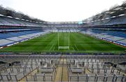 30 March 2024; A general view before the Allianz Football League Division 4 final match between Laois and Leitrim at Croke Park in Dublin. Photo by Ramsey Cardy/Sportsfile