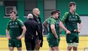 30 March 2024; Dejected Connacht players, including Colm Reilly, left, following the United Rugby Championship match between Benetton and Connacht at Stadio Monigo in Treviso, Italy. Photo by Roberto Bregani/Sportsfile