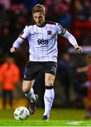 29 March 2024; John Mountney of Dundalk during the SSE Airtricity Men's Premier Division match between Shelbourne and Dundalk at Tolka Park in Dublin. Photo by Tyler Miller/Sportsfile