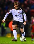 29 March 2024; John Mountney of Dundalk during the SSE Airtricity Men's Premier Division match between Shelbourne and Dundalk at Tolka Park in Dublin. Photo by Tyler Miller/Sportsfile
