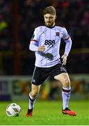 29 March 2024; Scott High of Dundalk during the SSE Airtricity Men's Premier Division match between Shelbourne and Dundalk at Tolka Park in Dublin. Photo by Tyler Miller/Sportsfile