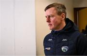 30 March 2024; Laois manager Justin McNulty before the Allianz Football League Division 4 final match between Laois and Leitrim at Croke Park in Dublin. Photo by Ramsey Cardy/Sportsfile