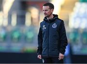 30 March 2024; Shamrock Rovers head coach Collie O'Neill during the SSE Airtricity Women's Premier Division match between Shamrock Rovers and Treaty United at Tallaght Stadium in Dublin. Photo by Tyler Miller/Sportsfile